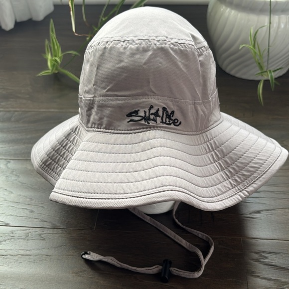Salt Life Sand Bar Boonie Hat,UV performance adjust headband,chin strap,vented - Picture 1 of 12